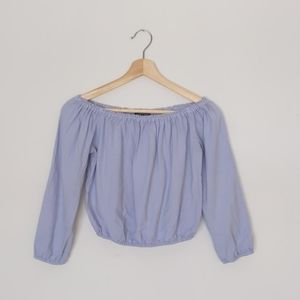 Brandy Melville100% cotton off shoulder crop top